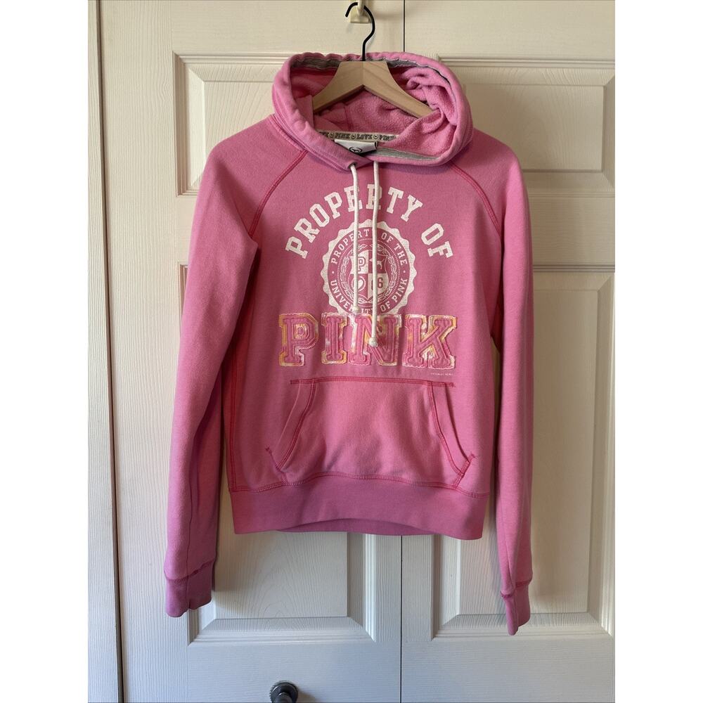 Vintage - Victoria's Secret PINK Property of the University of Pink Hoodie - S